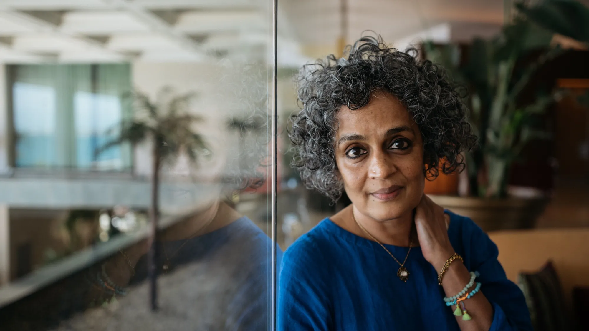Arundhati Roy, novelist, Estoril, Portugal 2018