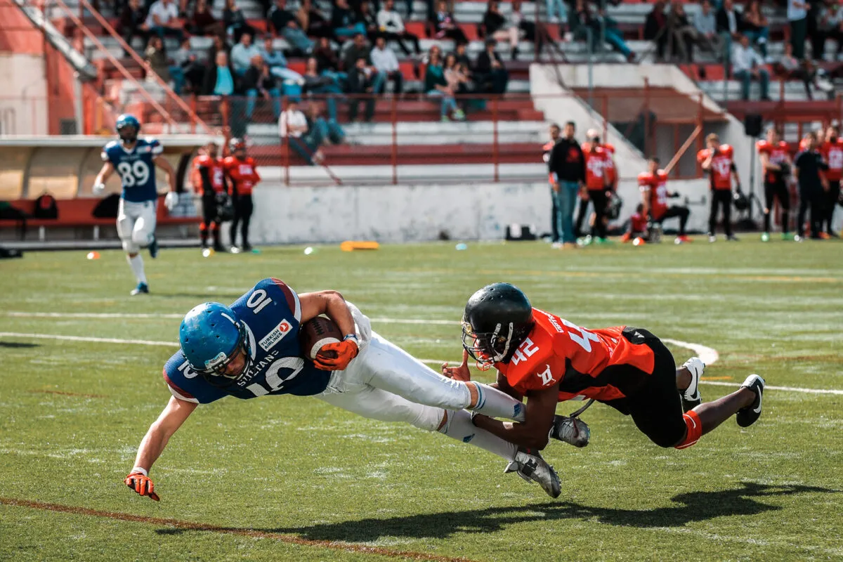 Lisboa Devils v Bogazici Sultans, American football Champions League, Portugal 2016, image 24 of 66