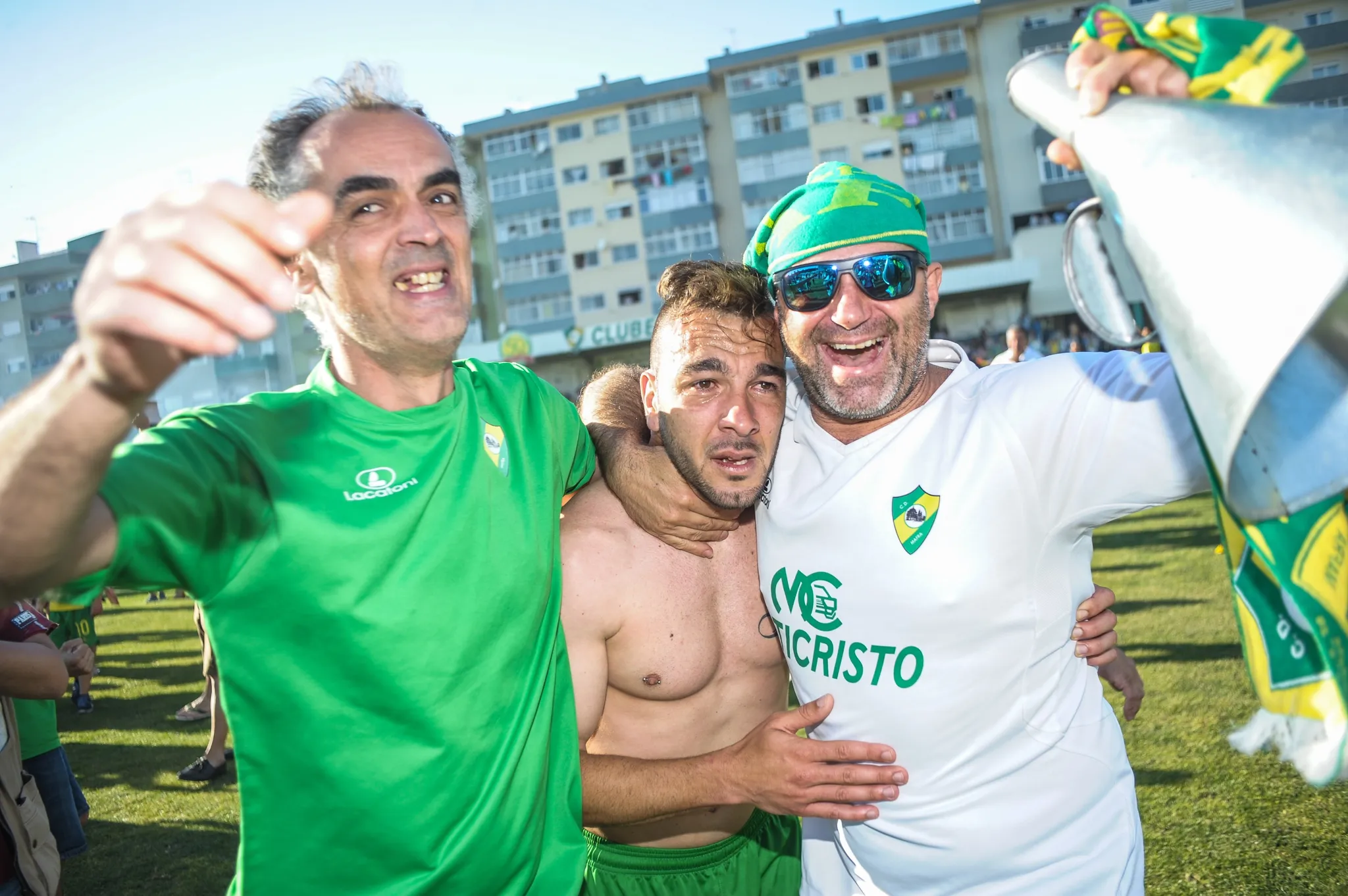 CD Mafra celebrate promotion, Portugal 2015, image 8 of 66