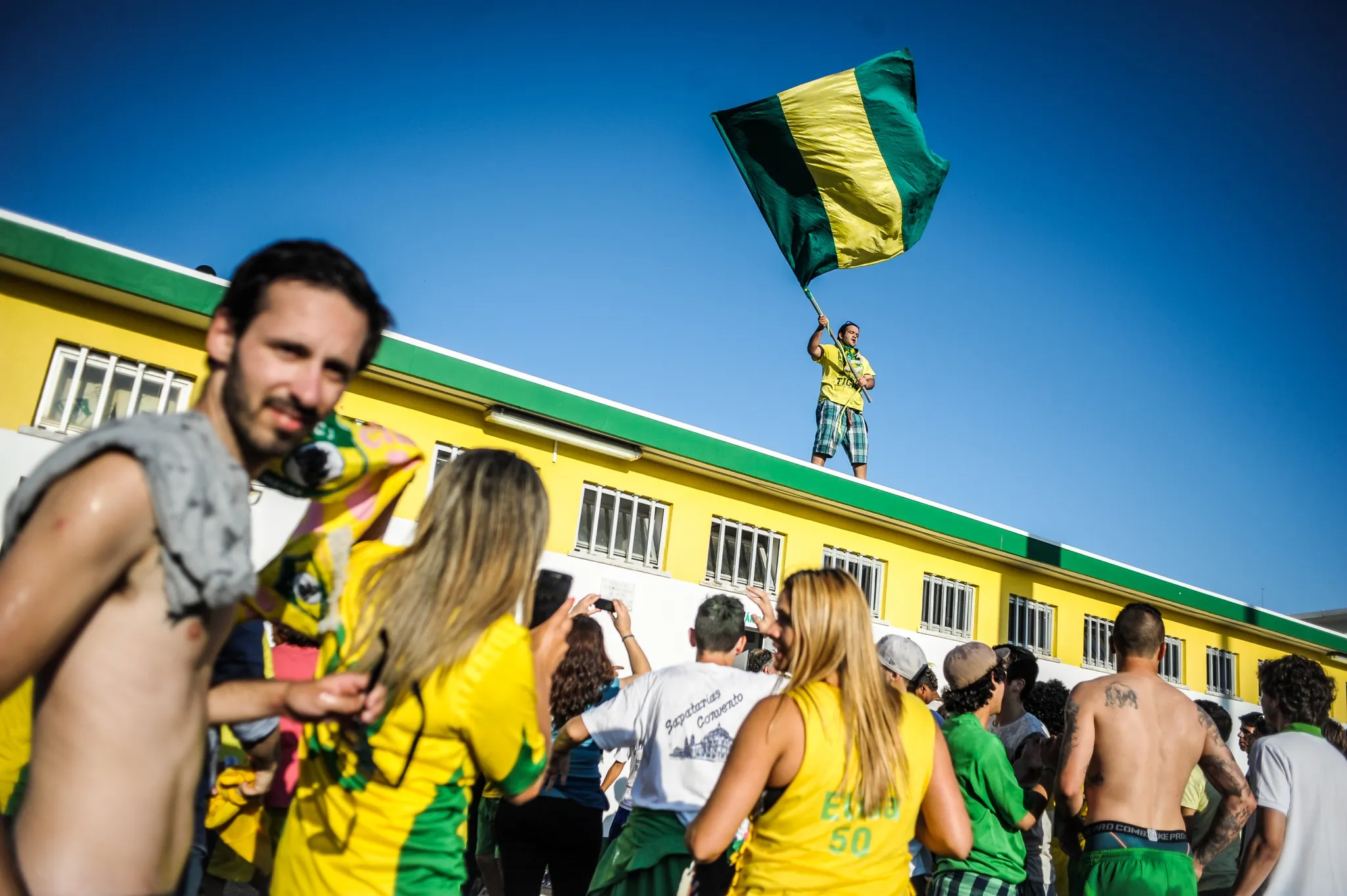 CD Mafra celebrate promotion, Portugal 2015, image 7 of 66